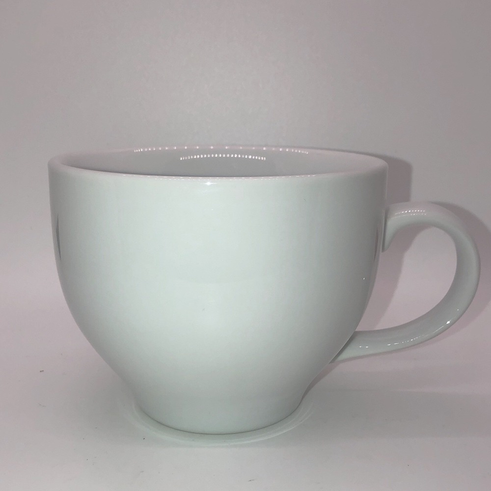 Pottery Barn Great White Large Oversized Jumbo Mug 4" x 5"